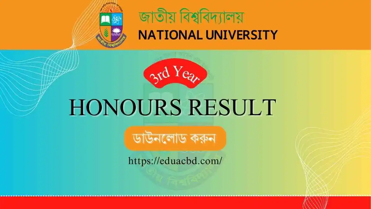 Honours 3rd Year Result